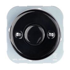 FND LED DIMMER 3-250W PORCELLANA NERA