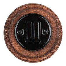 FND DOPPIO DEVIATORE PORCELLANA NERA