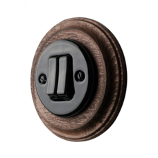 FND DOPPIO DEVIATORE PORCELLANA NERA